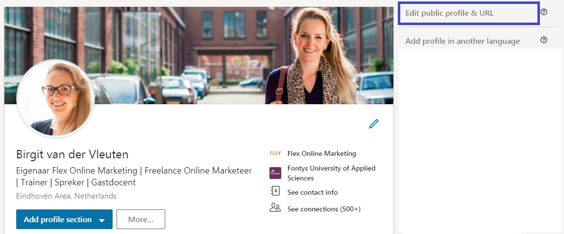 jungle Klooster Over instelling LinkedIn profiel op openbaar - Flex Online Marketing