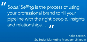 Quote Social Selling LinkedIn Flex Online Marketing