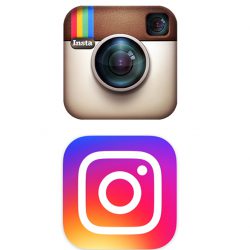 Oud versus nieuw logo Instagram Flex Online Marketing