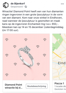 Winactie Bijenkorf Facebook