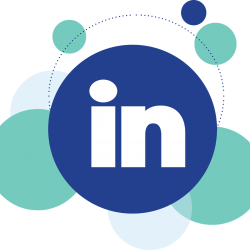 Logo LinkedIn rond